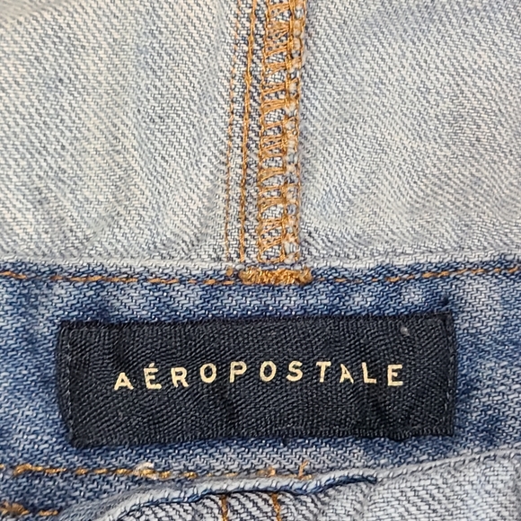 Aeropostale distressed denim overalls size S - Picture 5 of 10